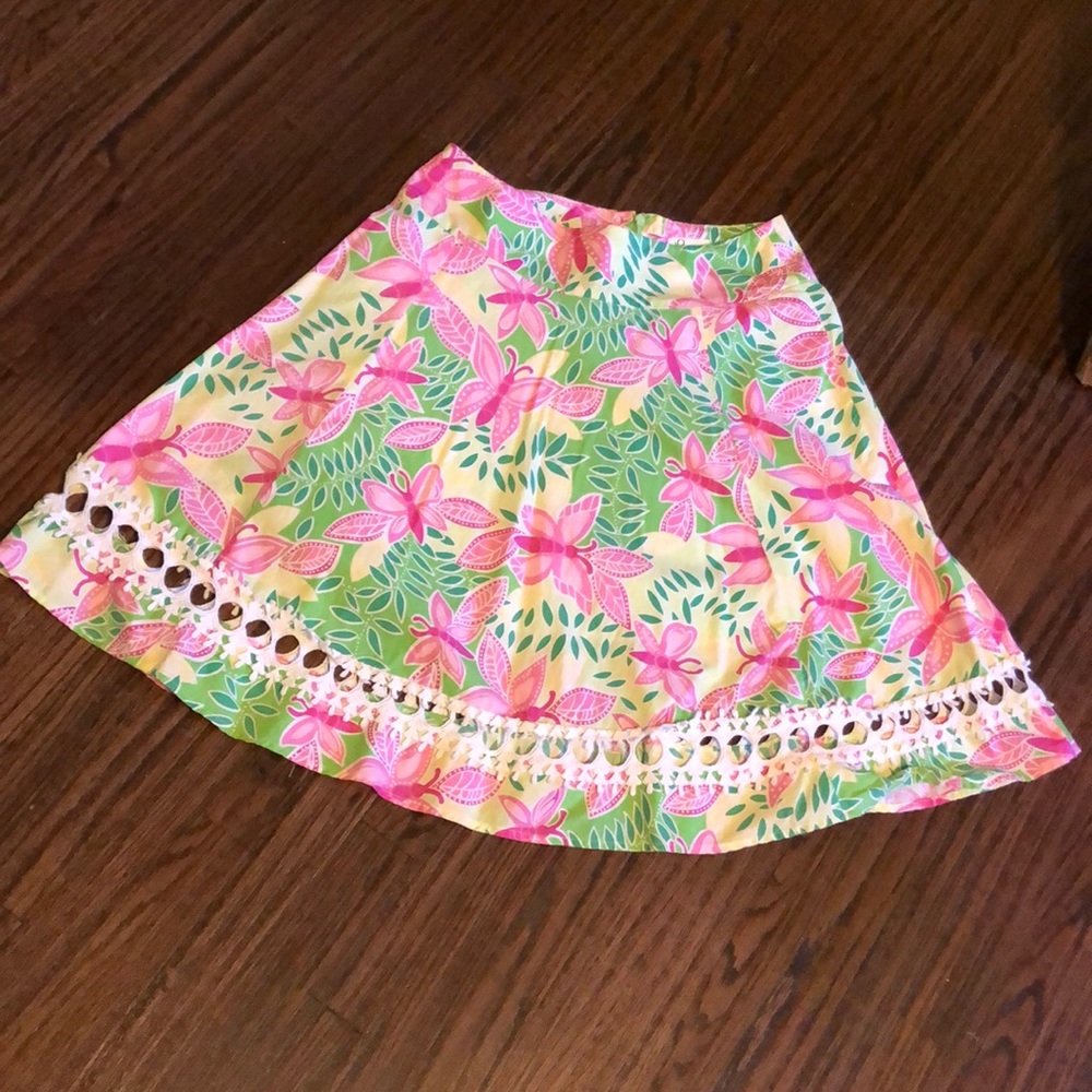 Vintage Lilly Pulitzer midi skirt
